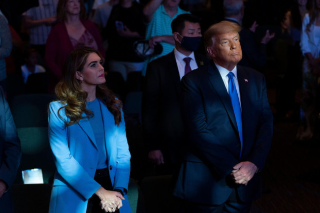 president-donald-trump-attends-church-at-international-church-of-las-vegas-sunday-oct-18-2020-in-las-vegas-nev-counselor-to-the-president-hope-hicks-is-at-left-ap-photoalex-brandon