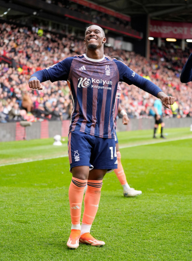 nottingham-forests-callum-hudson-odoi-celebrates-scoring-his-sides-third-goal-of-the-game-during-the-premier-league-match-at-bramall-lane-sheffield-picture-date-saturday-may-4-2024
