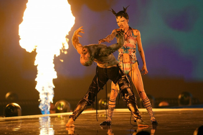 bambie-thug-of-ireland-performs-the-song-doomsday-blue-during-the-dress-rehearsal-for-the-final-at-the-eurovision-song-contest-in-malmo-sweden-friday-may-10-2024-ap-photomartin-meissner