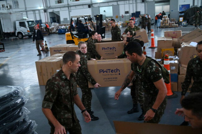 canoas-brazil-10th-may-2024-photo-military-and-civil-defense-at-canoas-air-base-organizing-donations-for-delivery-this-friday-10-the-city-of-canoas-in-rio-grande-do-sul-continues-to-have-sever