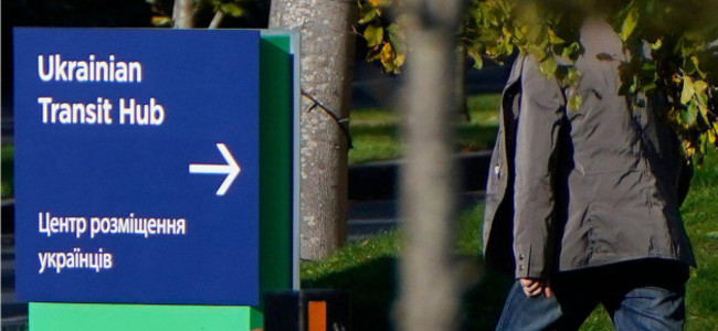 a-man-walks-past-a-signage-at-city-west-hotel-and-conference-centre-which-is-being-used-to-house-ukrainian-refugees-picture-date-monday-october-24-2022