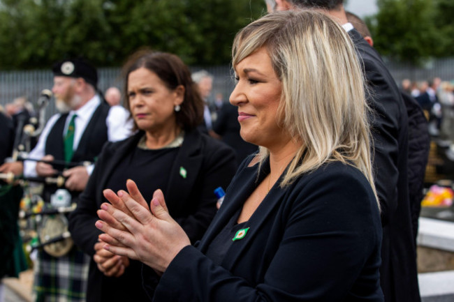 file-photo-dated-300620-of-sinn-fein-leader-mary-lou-mcdonald-left-and-deputy-first-minister-michelle-oneill-during-the-funeral-of-senior-irish-republican-and-former-leading-ira-figure-bobby-stor