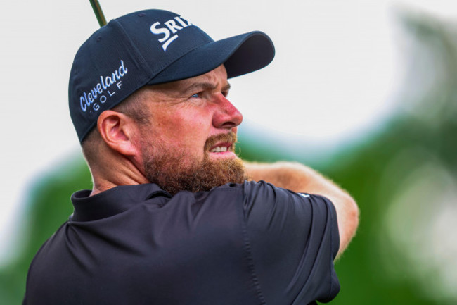 charlotte-nc-may-10-shane-lowry-watches-his-shot-from-the-fourth-tee-during-the-second-round-of-wells-fargo-championship-at-quail-hollow-club-on-may-10-2024-in-charlotte-north-carolina-photo-b