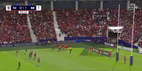 Harlequins Try 2 lineout