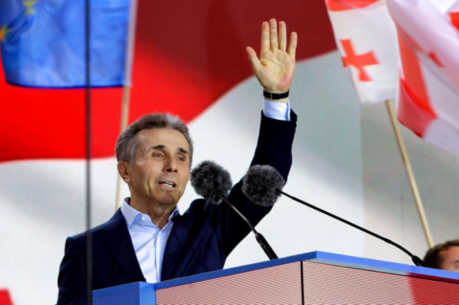 billionaire-bidzina-ivanishvili-leader-of-the-created-by-him-the-georgian-dream-party-greets-demonstrators-during-a-rally-in-support-of-russian-law-in-tbilisi-georgia-on-monday-april-29-2024-a