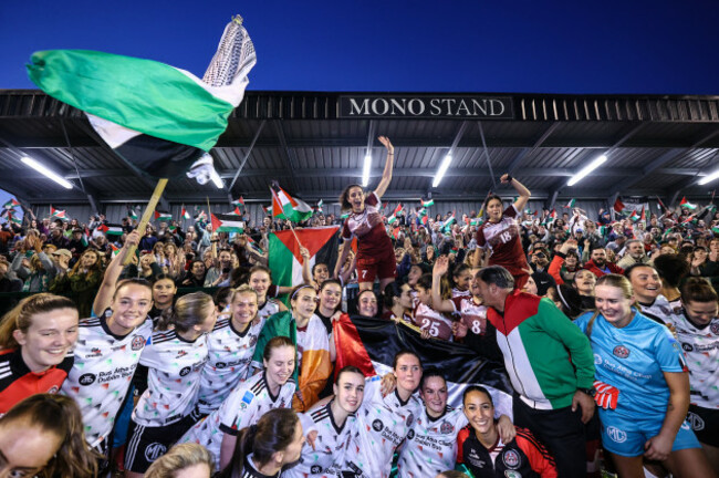 both-teams-celebrate-in-front-of-the-mono-stand-after-palestine-win-at-dalymount-park