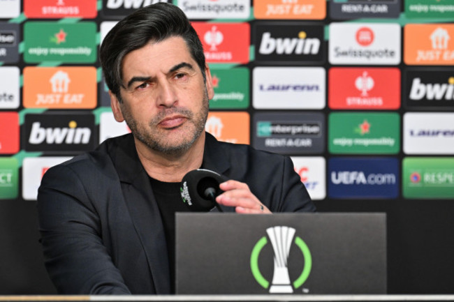 lille-france-18th-apr-2024-head-coach-paulo-fonseca-of-lille-pictured-during-the-post-match-press-conference-after-the-uefa-conference-league-quarter-final-round-second-leg-game-in-the-2023-2024