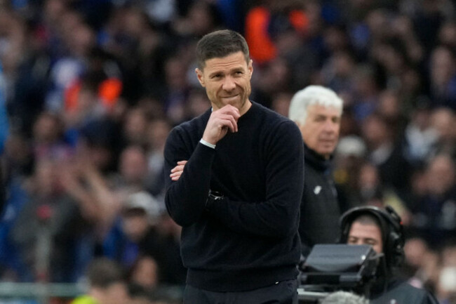 leverkusens-head-coach-xabi-alonso-gestures-during-the-europa-league-final-soccer-match-between-atalanta-and-bayer-leverkusen-at-the-aviva-stadium-in-dublin-ireland-thursday-may-23-2024-ap-phot