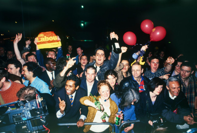 labour-party-supporters-celebrate-the-uk-election-victory-on-the-night-of-1st2nd-may-1997-outside-the-royal-festival-hall-in-london