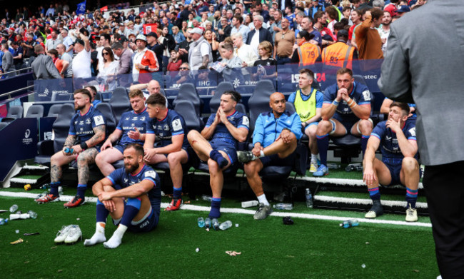 the-leinster-bench-dejected