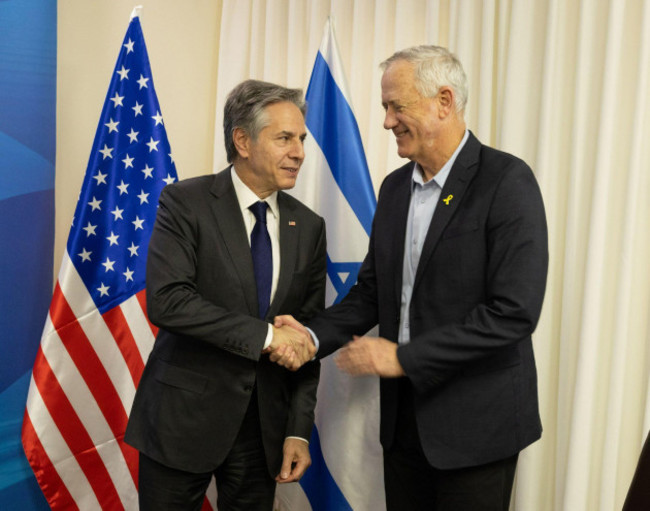 israel-22nd-mar-2024-secretary-antony-j-blinken-meets-with-benny-gantz-in-tel-aviv-israel-march-22-2024-photo-by-chuck-kennedystate-department-via-credit-sipa-usalamy-live-news