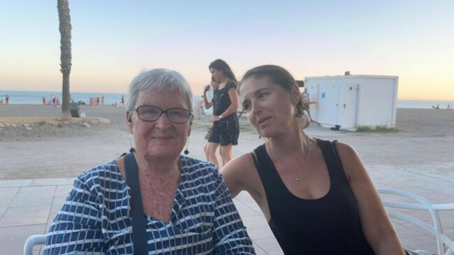 3. Ann Ingle with her daughter Rachel on holiday in Malaga, Spain(1)