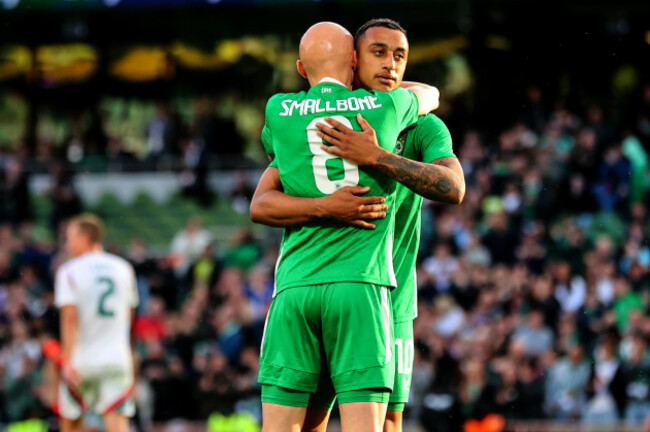 adam-idah-celebrates-after-scoring-his-sides-first-goal-with-william-smallbone