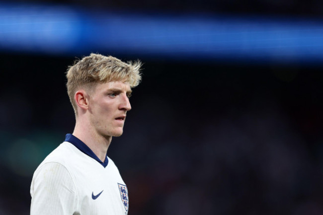london-uk-07th-june-2024-anthony-gordon-of-england-looks-on-england-v-iceland-international-football-friendly-match-at-wembley-stadium-in-london-on-friday-7th-june-2024-editorial-use-only-pic