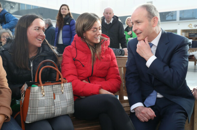 fianna-fail-leader-micheal-martin-meets-people-while-on-a-general-election-canvass-at-crescent-shopping-centre-in-limerick-city