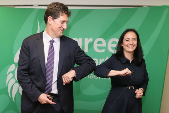 eamon-ryan-who-has-been-re-elected-as-leader-of-irelands-green-party-at-the-brooks-hotel-in-dublin-with-deputy-leader-catherine-martin