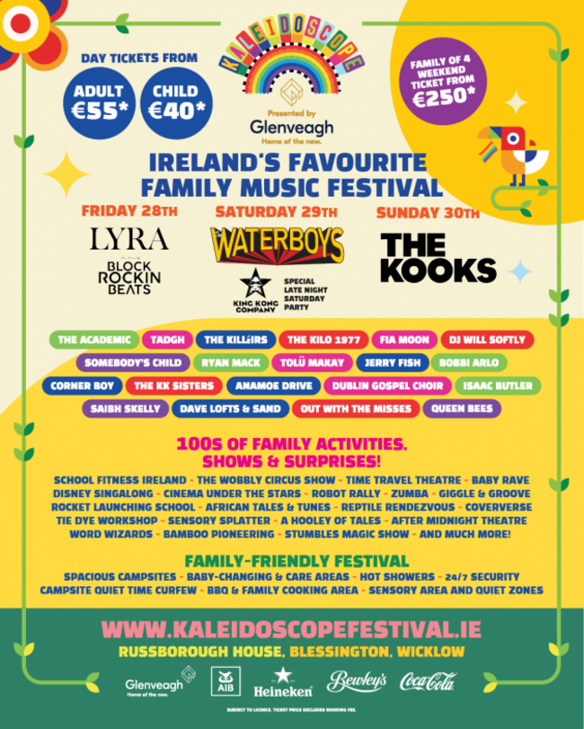 KALEIDOSCOPE PRESENTED BY GLENVEAGH POSTER