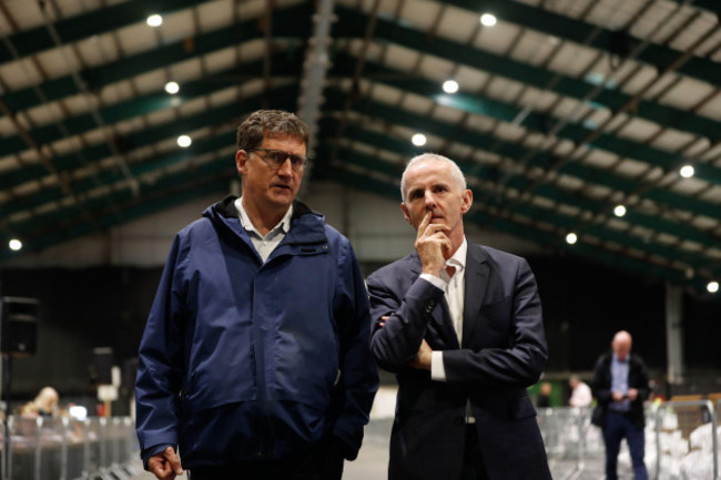 green-party-leader-eamon-ryan-left-and-green-party-european-election-candidate-ciaran-cuffe-at-the-royal-dublin-society-during-the-count-for-the-local-and-european-elections-picture-date-sunday-ju