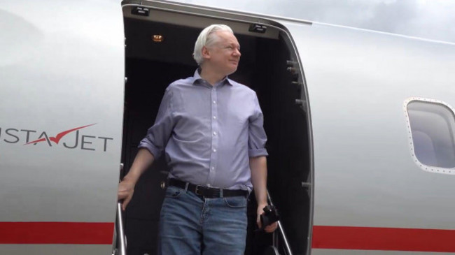 screen-grab-taken-from-the-x-formerly-twitter-account-of-wikileaks-of-julian-assange-arriving-in-bangkok-thailand-following-his-release-from-prison-mr-assange-was-granted-bail-by-the-high-court-i