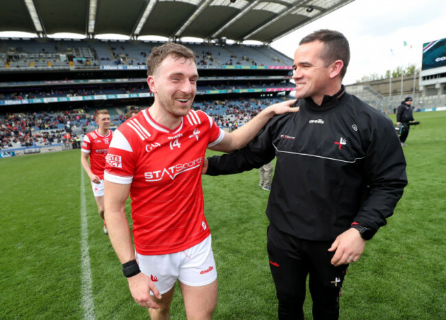 sam-mulroy-and-manager-ger-brennan-celebrate