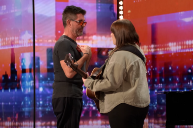 Simon Cowell and Rainey