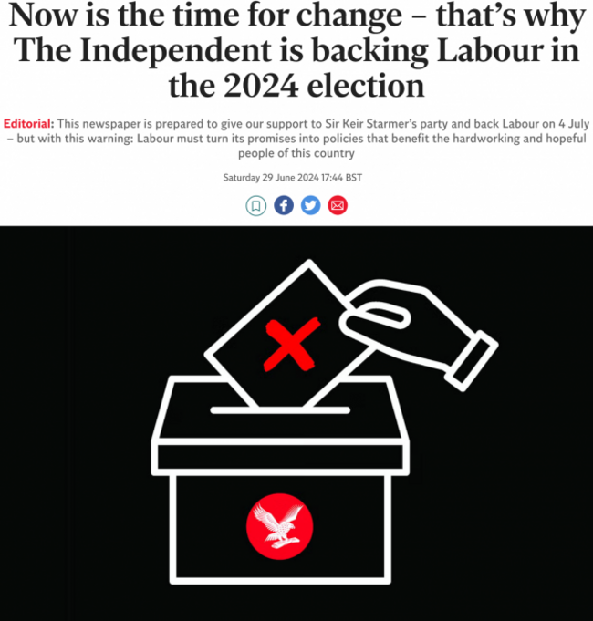 Screenshot 2024-06-30 at 15-29-29 Now is the time for change – that’s why The Independent is backing Labour in the 2024 election The Independent