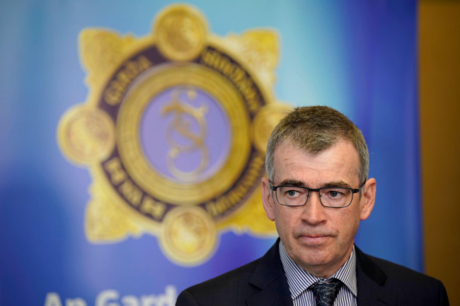 garda-commissioner-drew-harris-during-the-2024-cross-border-police-conference-on-organised-and-serious-crime-at-the-farnham-estate-cavan-co-cavan-picture-date-wednesday-february-28-2024