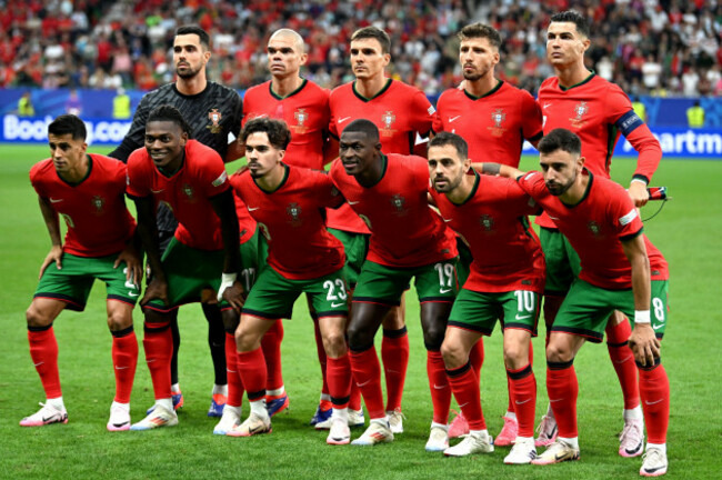 frankfurt-am-main-germany-01st-july-2024-frankfurt-am-main-germany-june-01st-2024-team-portugal-before-the-uefa-euro-2024-round-of-16-football-match-between-portugal-and-slovenia-at-frankfurt-a