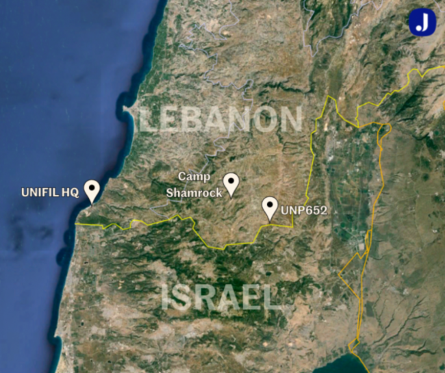 Map UNIFIL