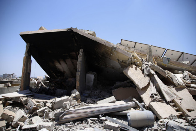 houla-29th-june-2024-this-photo-taken-on-june-29-2024-shows-a-building-destroyed-by-an-israeli-airstrike-in-houla-lebanon-a-hezbollah-member-was-killed-and-three-others-wounded-on-saturday-in-tw