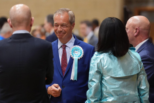 reform-uk-leader-nigel-farage-at-clacton-leisure-centre-in-clacton-essex-during-the-count-for-the-2024-general-election-picture-date-friday-july-5-2024