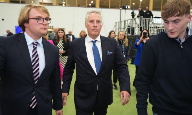 ian-paisley-arrives-at-meadowbank-sports-arena-magherafelt-during-the-count-for-the-2024-general-election-picture-date-friday-july-5-2024