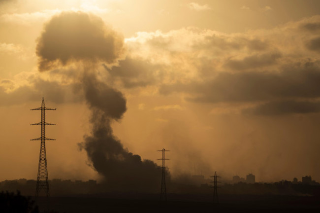 smoke-rises-to-the-sky-after-an-explosion-in-the-gaza-strip-as-seen-from-southern-israel-monday-july-8-2024-israeli-forces-advanced-deeper-into-the-gaza-strips-largest-city-in-pursuit-of-militant