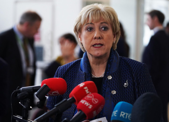 minister-for-social-protection-heather-humphreys-during-a-press-briefing-at-dublin-airport-where-a-new-processing-facility-for-ukrainian-refugees-has-been-set-up-at-the-old-central-terminal-building