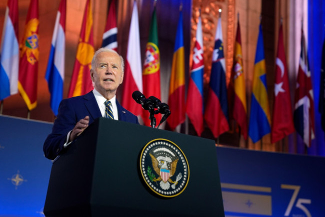 president-joe-biden-delivers-remarks-on-the-75th-anniversary-of-nato-at-the-andrew-w-mellon-auditorium-tuesday-july-9-2024-in-washington-ap-photoevan-vucci