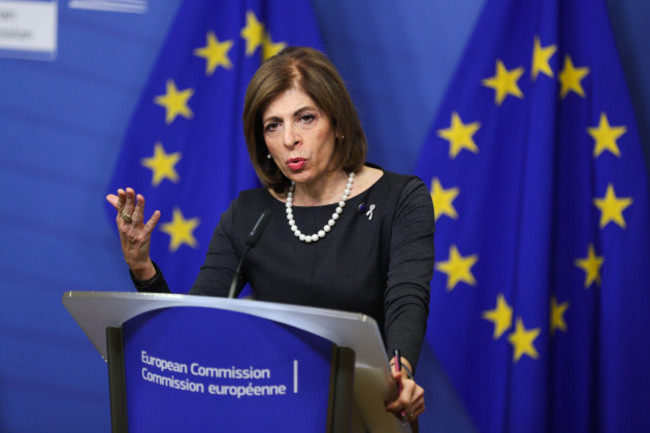 brussels-belgium-24th-feb-2020-stella-kyriakides-european-commissioner-for-health-and-food-safety-speaks-at-a-press-conference-at-the-eu-headquarters-in-brussels-belgium-feb-24-2020-the-eur
