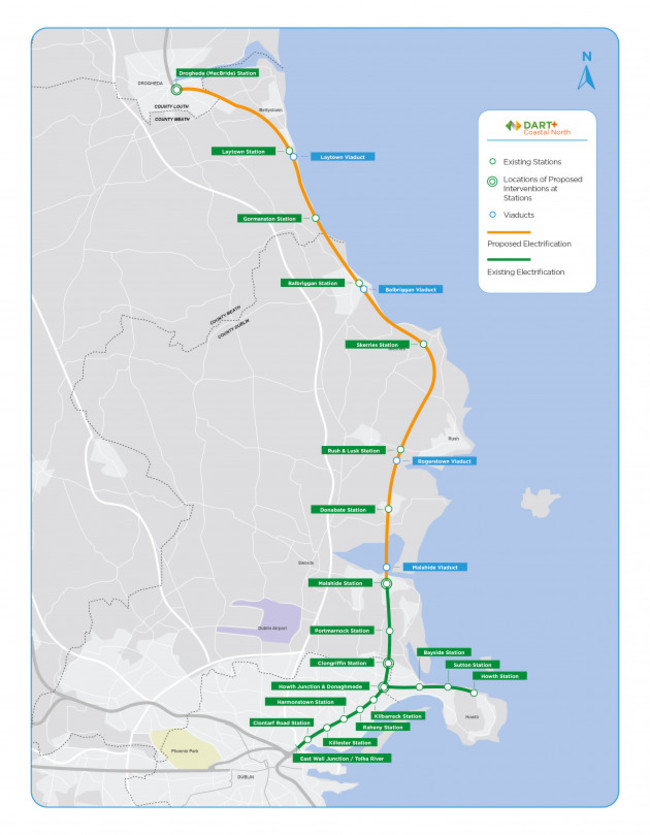 Dart map north portrait