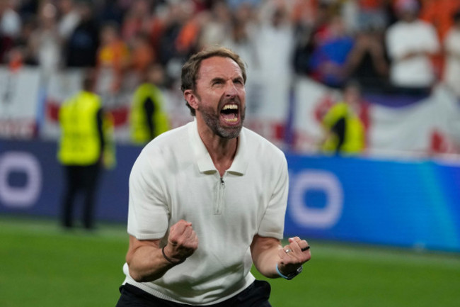 englands-manager-gareth-southgate-celebrates-at-the-end-of-a-semifinal-against-netherlands-at-the-euro-2024-soccer-tournament-in-dortmund-germany-wednesday-july-10-2024-england-won-the-game-2-1