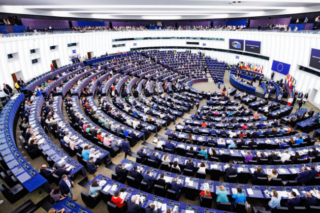 strasburgo-francia-16th-july-2024-un-momento-della-seduta-plenaria-del-parlamento-europeo-a-strasburgo-marted-16-luglio-2024-foto-roberto-monaldolapresse-a-moment-of-the-plenary-session