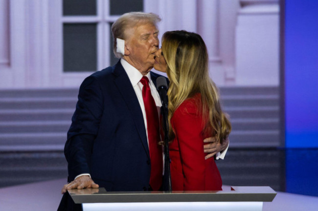 former-president-donald-trump-kisses-his-wife-melania-trump-during-the-final-night-of-the-republican-national-convention-at-fiserv-forum-in-milwaukee-wis-july-18-2024-francis-chungpolitico-vi