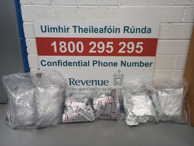 Photo 3 Seizure of drugs worth almost €95000 at a premises in Dublin last week