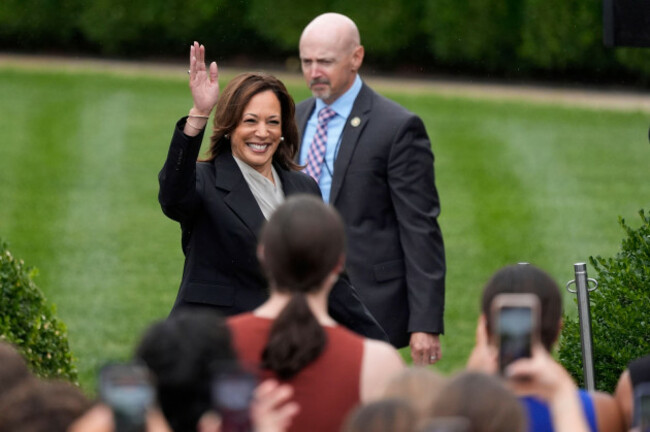 vice-president-kamala-harris-arrives-to-speak-from-the-south-lawn-of-the-white-house-in-washington-monday-july-22-2024-during-an-event-with-ncaa-college-athletes-this-is-her-first-public-appearan