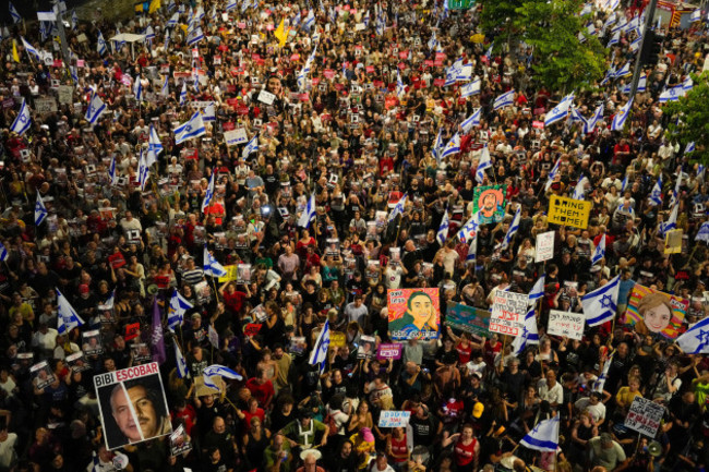 people-protest-against-israeli-prime-minister-benjamin-netanyahus-government-and-call-for-the-release-of-hostages-held-in-the-gaza-strip-by-the-hamas-militant-group-in-tel-aviv-israel-saturday-ju