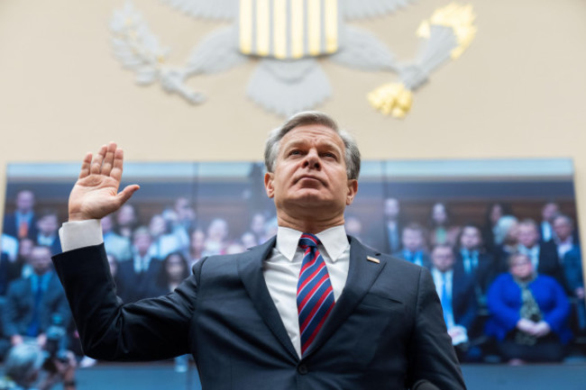 united-states-july-24-fbi-director-christopher-wray-is-sworn-in-to-the-house-judiciary-committee-hearing-titled-oversight-of-the-federal-bureau-of-investigation-in-rayburn-building-on-wednesday