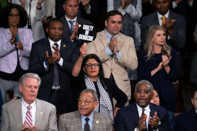 united-states-july-24-rep-rashida-tlaib-d-mich-holds-a-guilty-of-genocide-sign-during-the-israeli-prime-minister-benjamin-netanyahus-address-to-a-joint-meeting-of-congress-in-the-house-cham