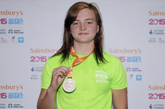 irelands-mona-mcsharry-poses-with-her-gold-medal-after-winning-the-girls-open-200m-butterfly-at-the-sainsburys-2015-school-games-at-the-manchester-aquatics-centre