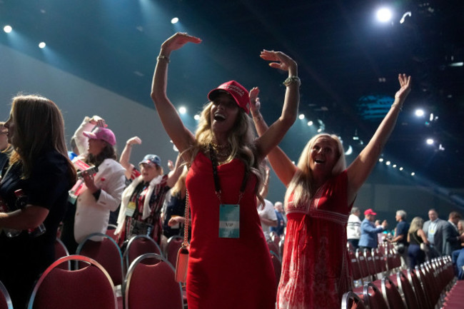 supporters-dance-to-the-song-y-m-c-a-after-republican-presidential-candidate-former-president-donald-trump-speaks-at-the-turning-point-believers-summit-friday-july-26-2024-in-west-palm-beach