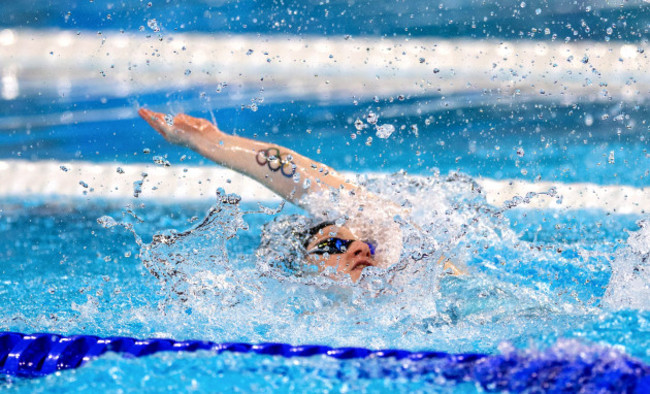 a-view-of-the-olympics-rings-on-danielle-hill-arm-during-the-race