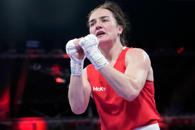 irelands-kellie-harrington-reacts-after-defeating-italys-alessia-mesiano-in-their-womens-60-kg-preliminary-boxing-match-at-the-2024-summer-olympics-monday-july-29-2024-in-paris-france-ap-pho