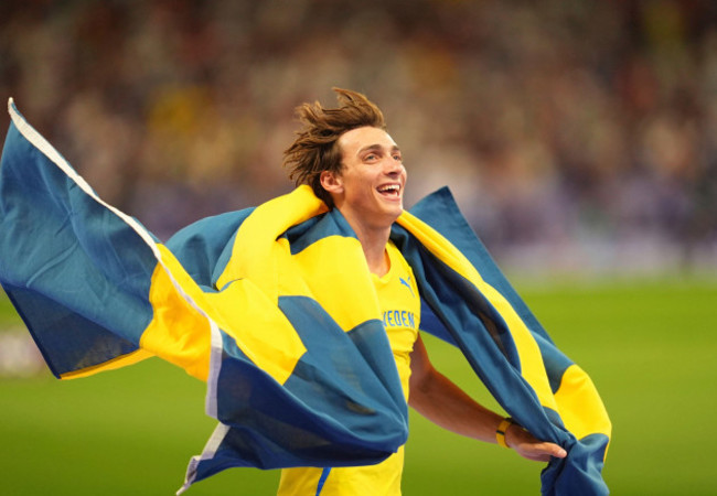 february-11-2023armand-duplantis-celebrating-winning-gold-on-day-10-of-the-olympic-games-at-stade-de-france-paris-france-ulrik-pedersencsm-credit-image-ulrik-pedersencal-sport-media